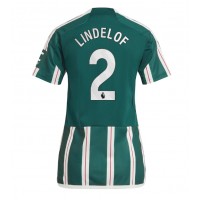 Ženski Nogometni dresi Manchester United Victor Lindelof #2 Gostujoči 2023-24 Kratek Rokav